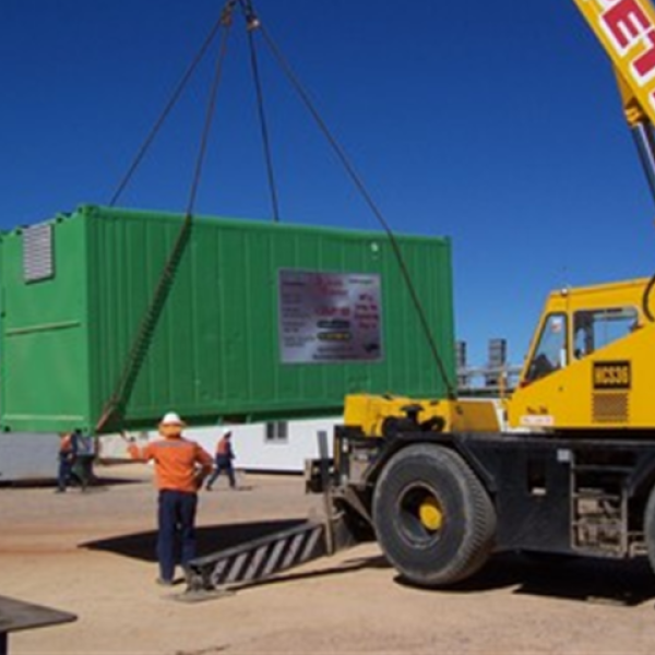 BLJ In-situ Solutions crane drop container site shutdown services Brisbane