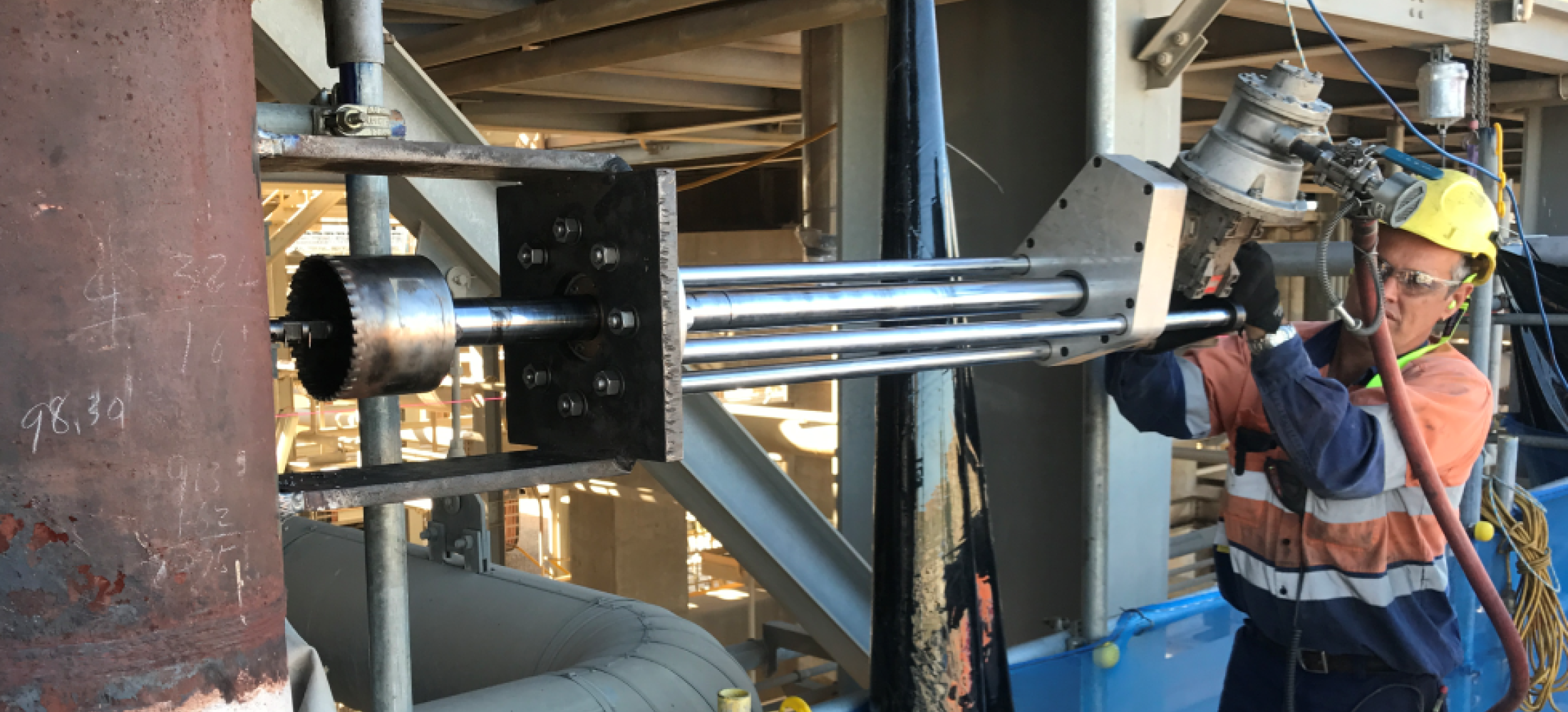 BLJ In-Situ Solutions cold cut onsite machining Gladstone